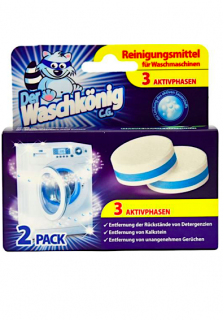 Waschkönig čistič pračky tablety 2 ks (Dovoz: Německo)