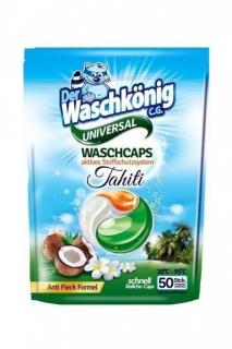 Waschkönig gelové kapsle 50 ks Universal Tahiti 900 g (Dovoz: Německo)