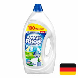 Weisser Riese gel 100 pracích dávek Universal 4,5 l (Dovoz: Německo)