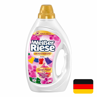 Weisser Riese gel 50 pracích dávek Color Aromatherapie Good Mood Orchidee 2,25 l (Dovoz: Německo)