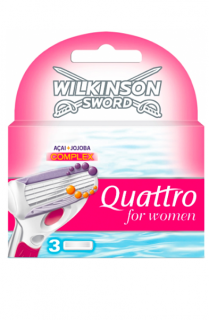 Wilkinson Quattro for Women náhradní hlavice 3+1 ks