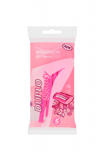 Wilkinson Sword dámský jednorázový holící strojek Duplo Beauty 5 ks