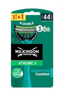 Wilkinson Sword jednorázové holicí strojky 4 ks Xtreme 3 Sensitive