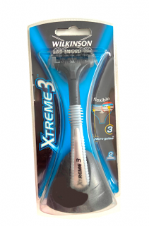 Wilkinson Sword Xtreme3 holicí strojek + 2 hlavice + stojánek