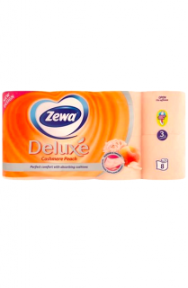 Zewa toaletní papír 8 ks Deluxe Cashmere Peach 3-vrstvý