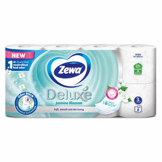 Zewa toaletní papír 8 ks Deluxe Jasmine Blossom 3-vrstvý