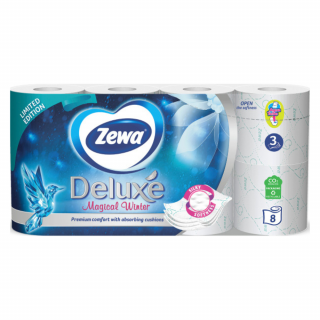 Zewa toaletní papír 8 ks Deluxe Magical Winter 3-vrstvý