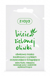 Ziaja pleťová maska stahující s kaolínem 7 ml Olivové listí