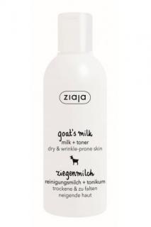 Ziaja pleťové mléko a tonik 2v1 200 ml Kozí mléko