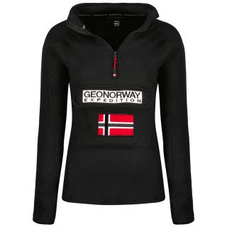 Dámská flísová mikina GEOGRAPHICAL NORWAY Tymclass Barva: Černá, Velikost: 2XL