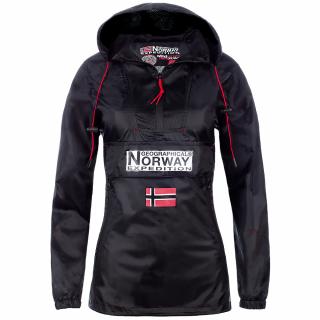 Dámská větrovka nepromokavá - Geographical Norway Downcity Barva: Černá, Velikost: UNI