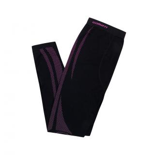 Dámské funkční termo prádlo Produkt: Termo kalhoty, Barva: Černo růžová, Velikost: L/XL