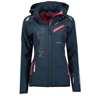 Dětská dívčí softshellová bunda GEOGRAPHICAL NORWAY Turbo Dry Barva: Modrá, Velikost: 10 let