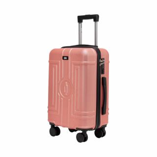 Extra odolný cestovní kufr s TSA zámkem ROWEX Casolver Barva: Rosegold, Velikost: Příruční kabinový kufr - 55x38x23 cm (33l)
