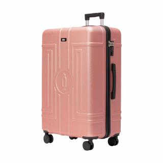 Extra odolný cestovní kufr s TSA zámkem ROWEX Casolver Barva: Rosegold, Velikost: Velký kufr - 76x50x30 cm (93l)