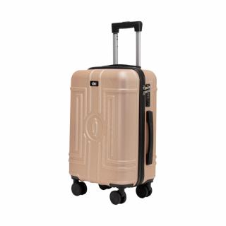 Extra odolný cestovní kufr s TSA zámkem ROWEX Casolver Barva: Šampaňská, Velikost: Příruční kabinový kufr - 55x38x23 cm (33l)