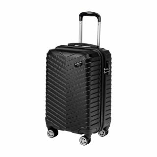 Odolný skořepinový cestovní kufr ROWEX Horizon Barva: Černá, Velikost: Malý kabinový kufr - 56x34x24 cm (40l)