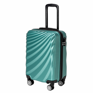 Odolný skořepinový cestovní kufr ROWEX Pulse Barva: Mint, Velikost: Malý kabinový kufr - 56x34x24 cm (40l)
