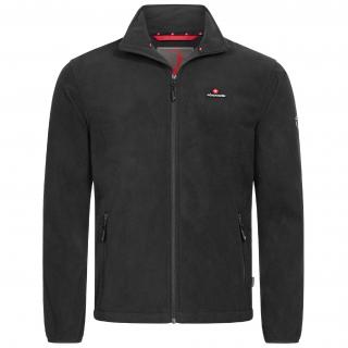 Pánská flísová mikina HOHENHORN Badus Barva: Černá, Velikost: 4XL