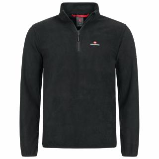 Pánská flísová mikina HOHENHORN Skyja Barva: Černá, Velikost: 4XL