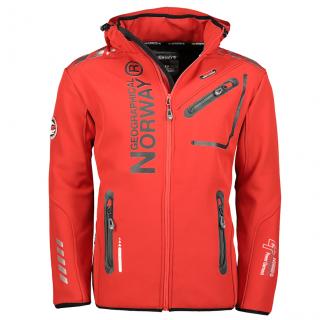 Pánská softshellová bunda GEOGRAPHICAL NORWAY Royaute GTX Barva: Červená, Velikost: 3XL