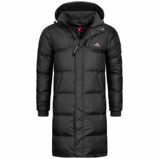 Pánský teplý péřový zimní kabát HOHENHORN Bannalp Barva: Černá, Velikost: XL