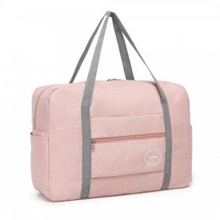 Příruční skládací cestovní taška na rukojeť kufru Barva kufru: Růžová