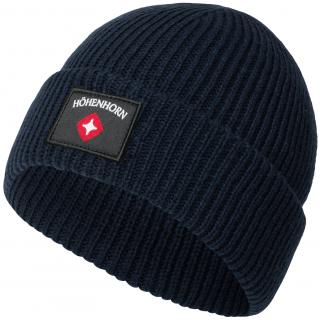 Unisex pletená zimní čepice HOHENHORN Ronce Barva: Tmavě modrá