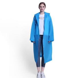 UNISEX znovupoužitelná pláštěnka s kapucí Barva: Modrá