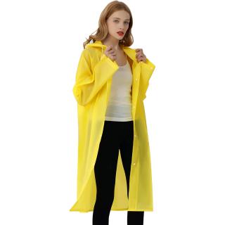 UNISEX znovupoužitelná pláštěnka s kapucí Barva: Žlutá