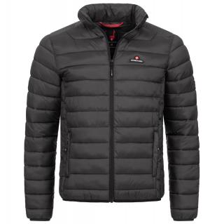 Větruvzdorná pánská prošívaná teplá bunda s kapucí HOHENHORN Balmhorn Barva: Černá, Velikost: 3XL