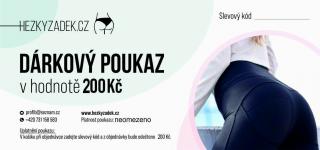 Dárkový poukaz v hodnotě 200 Kč Velikost: M