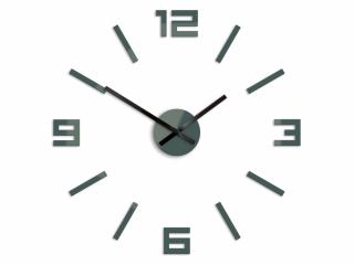Moderní nástěnné hodiny ARABIC GRAY  (nalepovací hodiny na stěnu)
