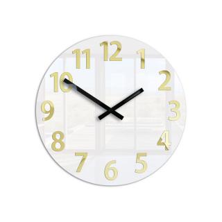 Moderní nástěnné hodiny KARDA  (nalepovací hodiny na stěnu)