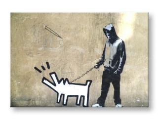 Obraz na plátně 1 dílný Street ART - Banksy