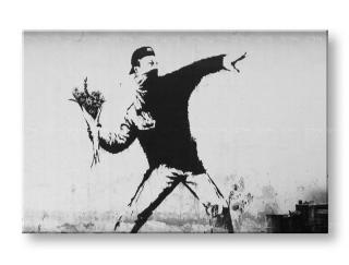 Obraz na plátně 1 dílný Street ART - Banksy