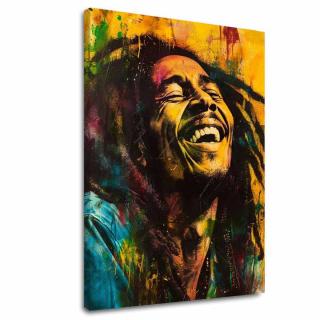 Obrázek BOB MARLEY - jamajská hvězda | 100% originální akrylová barva