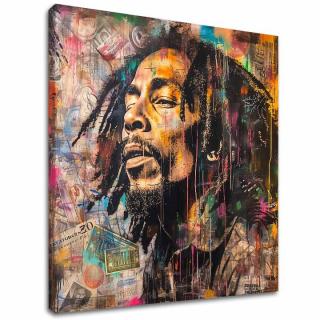 Obrázek BOB MARLEY - Reggae umělec | 100% originální akrylová barva