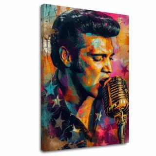Obrázek ELVIS PRESLEY - Zlatý hlas rock'n'rollu | 100% originální akrylová barva