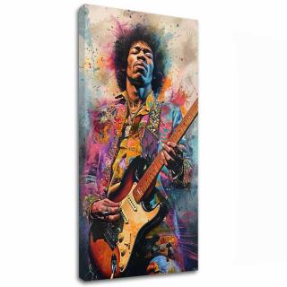 Obrázek JIMI HENDRIX - Ohnivé tóny | 100% originální akrylová barva