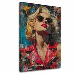Obrázek MARILYN MONROE - Ikona v záři světel | 100% originální akrylová barva