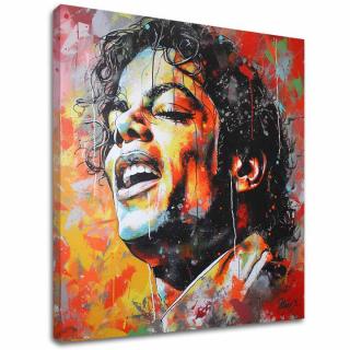 Obrázek MICHAEL JACKSON - Hlas generací | 100% originální akrylová barva