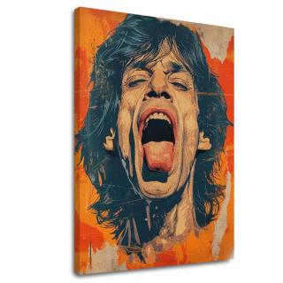 Obrázek MICK JAGGER - Síla rockové scény | 100% originální akrylová barva