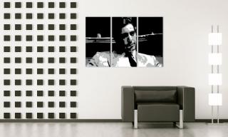 Ručně malovaný POP Art AL PACINO 3 dílný 120x80cm