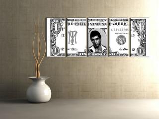 Ručně malovaný POP ART obraz AL PACINO 200x80 cm