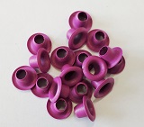 Průchodka fialová 5,5 x 6x 10 mm - 10 ks