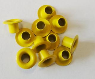 Průchodka žlutá  5,5 x 6x 10 mm - 10 ks