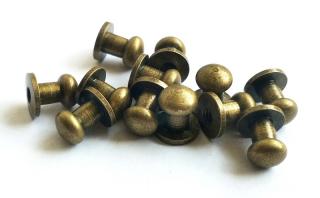 Sedlářská knoflík 5 mm