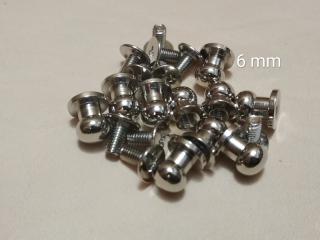Sedlářská knoflík 5 mm