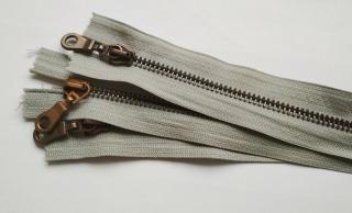 Zip na kožené výrobky, jako jsou  peněženky, tašky, brašny, pouzdra, obuv, zip je  masivní a oddolný Délka 14 cm